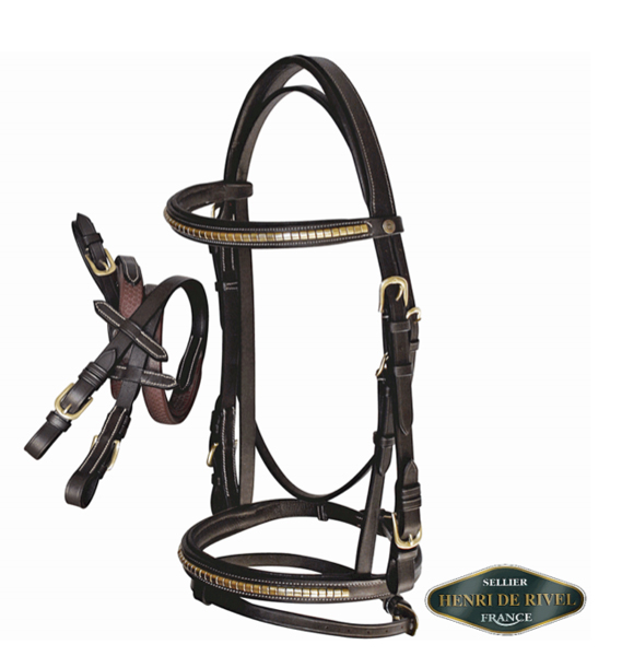 BRIGLIA WINNER con ottone PONY Briglie 